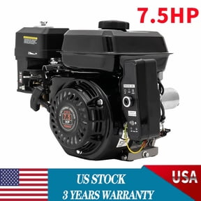 212cc 4-Stroke 7.5 HP Electric Start Horizontal Engine Go Kart Gas Engine Motor