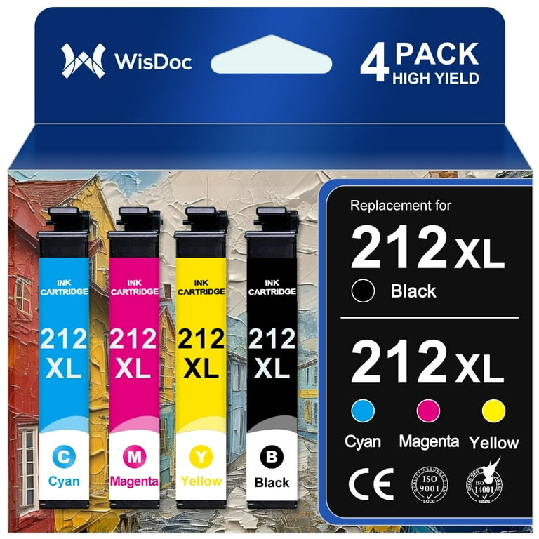 売れ筋商品お見逃しなく for Pack Ink 212XL Epson XP-4105 XP-4100, WF-2830, WF-2850, プリンタアクセサリ