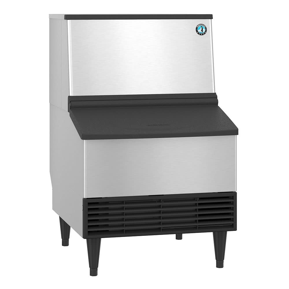 213 lb KM Series Crescent Cube Ice Machine w/ Bin - 80 lb Storage, Air Cooled, 115v