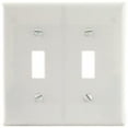 thumbnail image 1 of 2139W-Box 2 Gang Switch Plate - White, 1 of 1