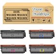 thumbnail image 1 of 213X W2130X W2131X W2132X W2133X Toner Cartridges Compatible for HP 5700 MFP 5800 6700 6701 6701dn MFP 6800 6801 X55745 X57945 X654 X677 Printers, High Yield 9,000 Pages, 1 of 7