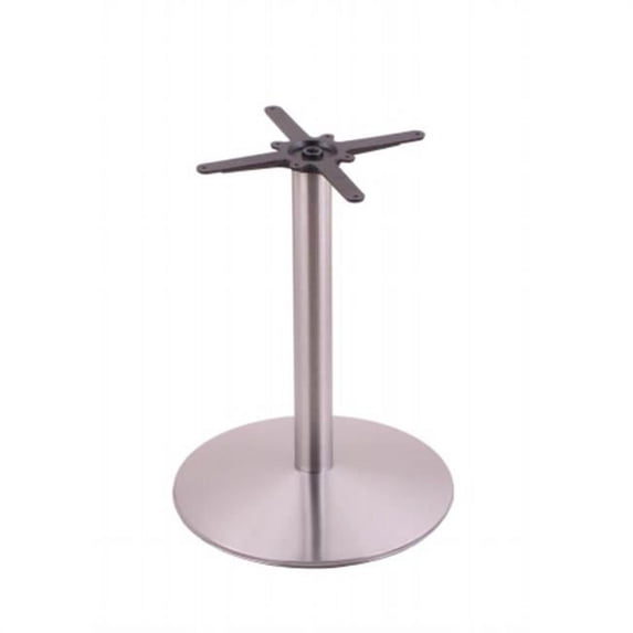 Holland 30" Round Style Stainless Table Base - 22" Round Base