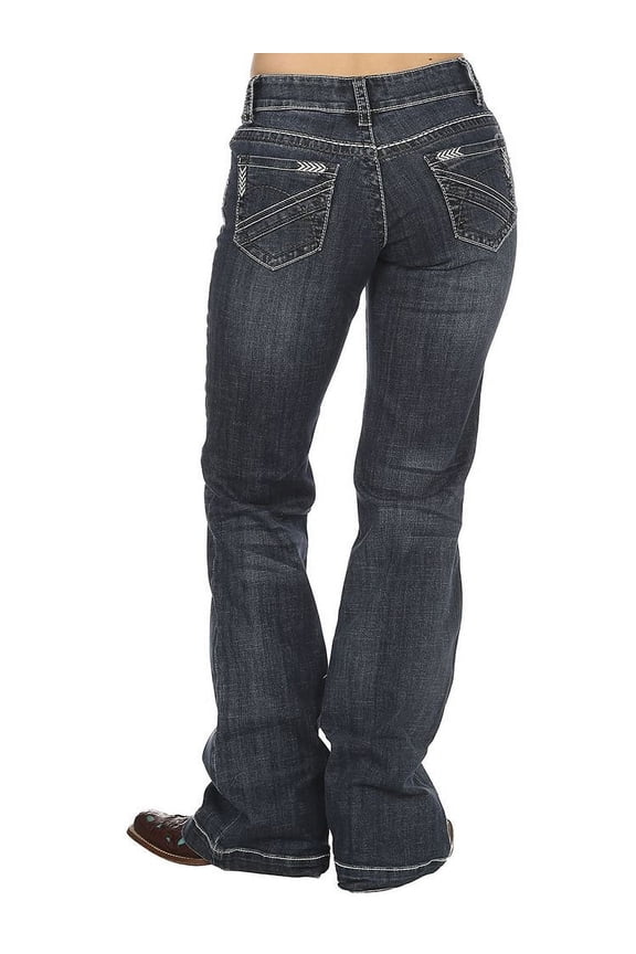 214 City Trouser Jeans With Chevron Back Pocket - Blue / 16 / L
