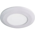 214411 33/4" Round Flat Panel Fixture Soft Bright White 3000K Wafer