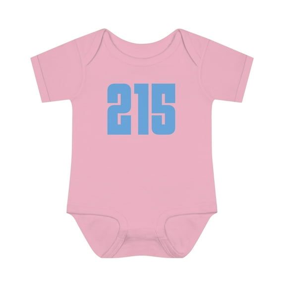 215 Area Code Baby or Toddler One Piece