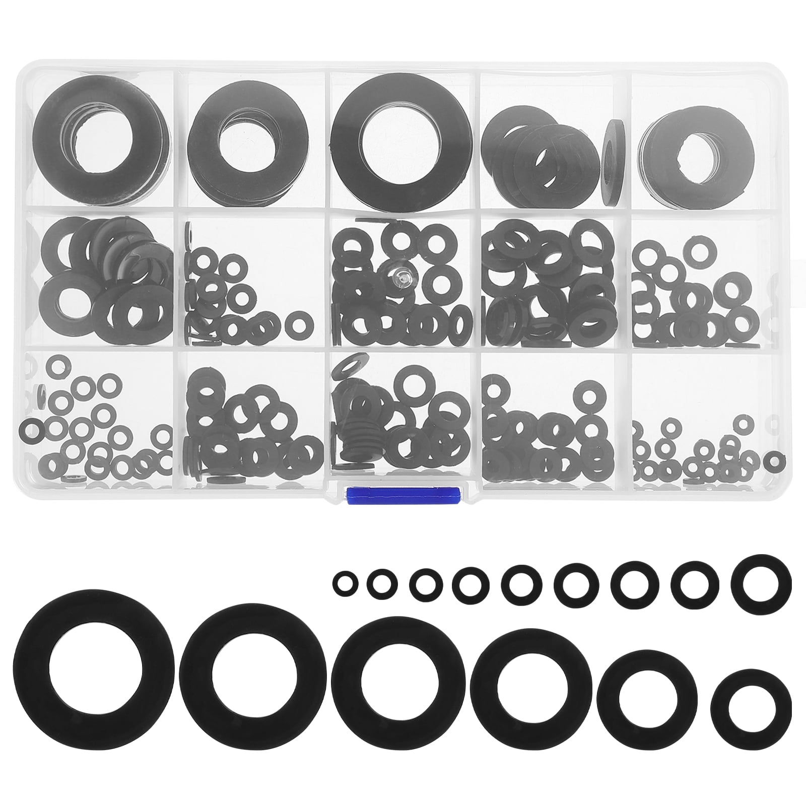 215 Pcs Flat Rubber Gasket Taps Sink Faucet Repair Accessory Leaking Faucets Faucet Accessory