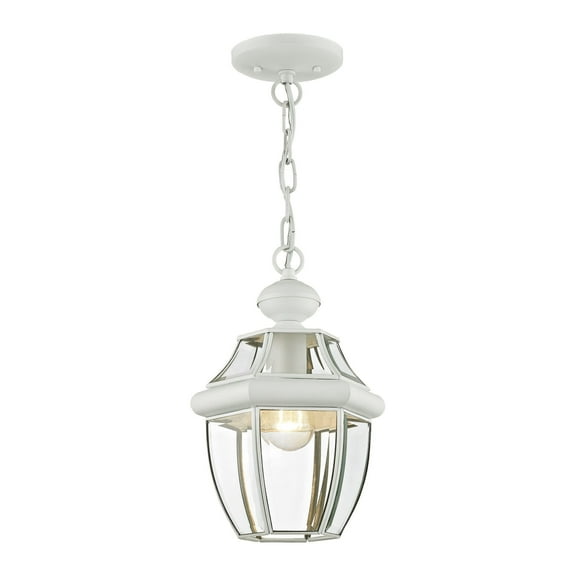 Livex Lighting 1 Light White Outdoor Lantern