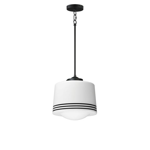 21532WTBK Maxim Lighting Eureka - 1 Light Pendant-16.25 Inch Tall and 11.75 Inch Wide