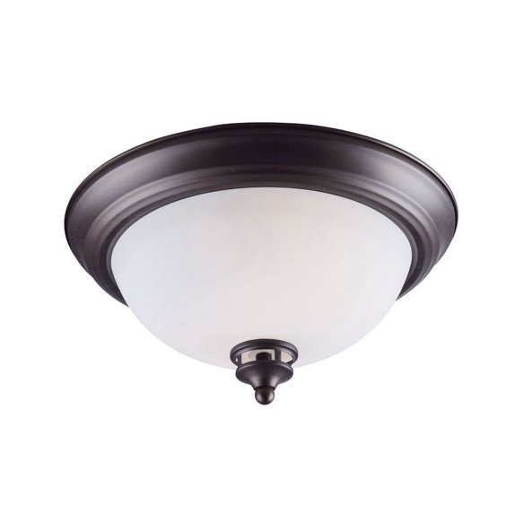 Maxim Lighting 21581SWOI Novus 2-Light Flush Mount in Oil Rubbed Bronze