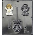 thumbnail image 1 of 2159 Christmas Angel Lollipop Chocolate Candy Mold, 1 of 1