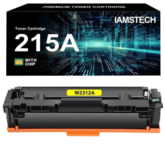 215A Toner Cartridge Replacement for HP 215A Toner Cartridges 1 Pack with Chip W2310A for HP Color Laserjet Pro MFP M182nw M183fw M155 Printer Ink ( Yellow )