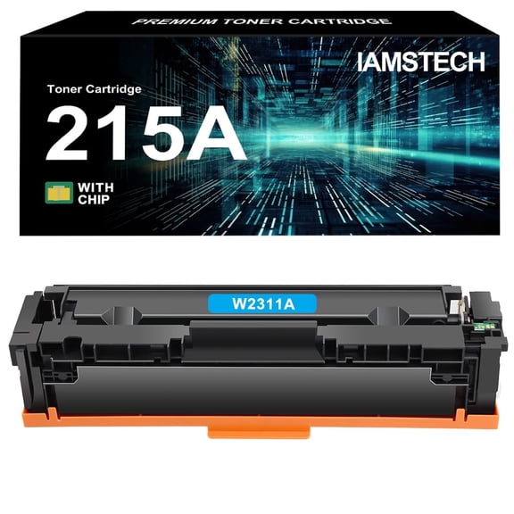 215A Toner Cartridges 1 Pack (with Chip) Compatible Replacement for HP 215A W2310A W2311A W2312A W2313A Work for HP Color Pro M182nw M183fw M182 M183 M155 Series Printer Ink (Cyan)