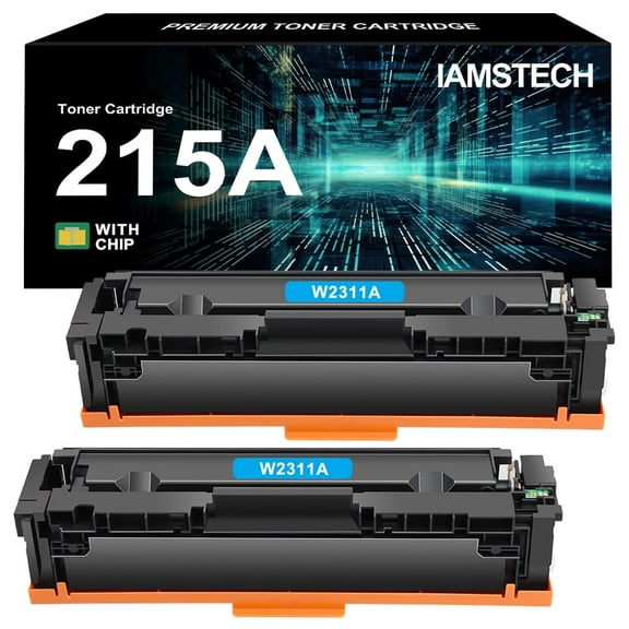 215A Toner Cartridges 2 Pack (with Chip) Compatible Replacement for HP 215A W2311A use for HP Laserjet Pro MFP M182nw M183fw M155 M182 M183 Series Printer Ink