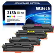 215A Toner Cartridges With Chip Compatible for HP 215A W2310A HP Color Laserjet Pro MFP M182nw M183fw M182n M155a M155nw M182 M183 Printer Ink 4-Pack
