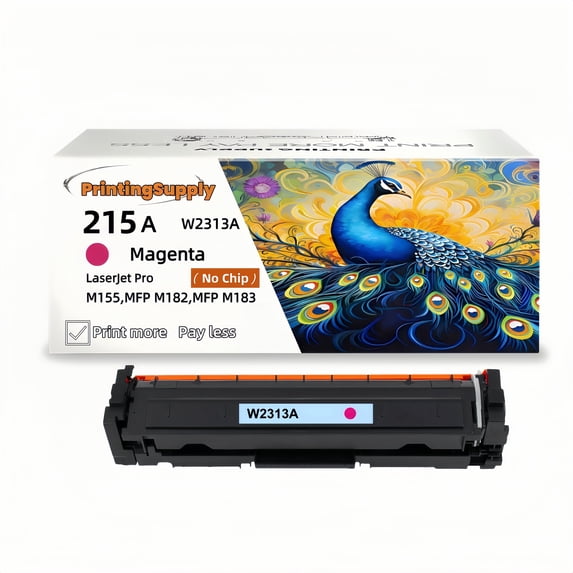 215A W2313A High-Yield Magenta Toner Cartridge No Chip Compatible For 215A For Use With Color Laserjet Pro MFP M182nw M155 M183
