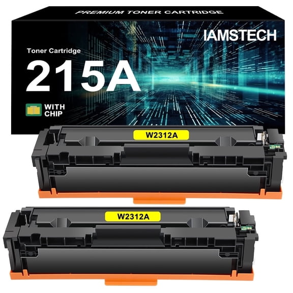 215A with-Chip Compatible Toner Cartridge Replacement for HP 215A W2312A for HP Color Pro MFP M182nw M183fw M182 M183 M155 Printers (2-Pack)