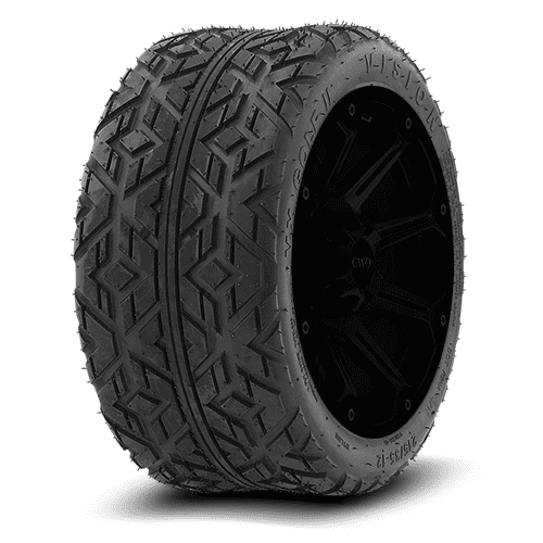 215x35-14 Vision VS8039A VX Golf Cart II Load Range B Black Wall Tire