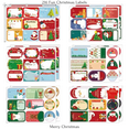 thumbnail image 1 of TinselTags 216 Count Christmas Sticker Tags Xmas Labels Self Adhesive Holiday 54 Different Styles Gift Presents Wrapping, 1 of 7