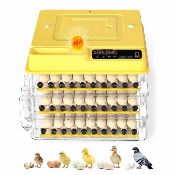216 Egg Incubator, Large Poultry Hatcher with Fully Automatic Turning and Humidity Control for Chicken, Ducks, Quail, with Temperature Display