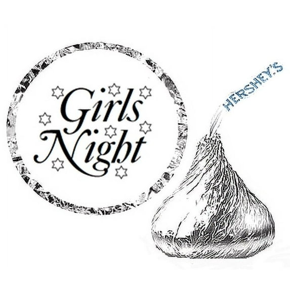 216 Girls Night Out Bachelorette Party Favor Hershey's Kisses Stickers / Labels