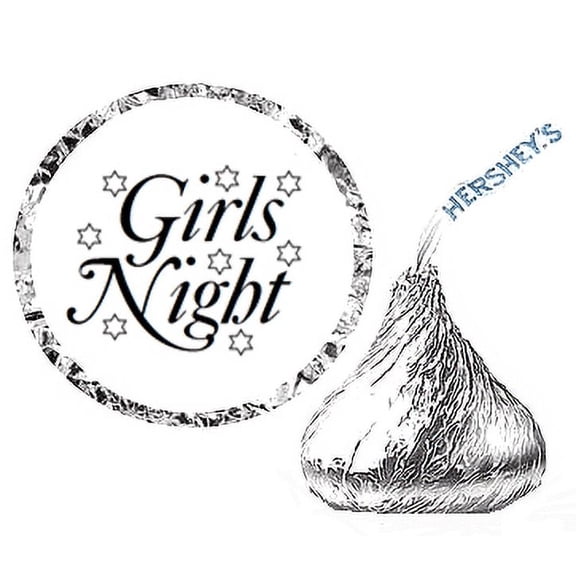 216 Girls Night Out Bachelorette Party Favor Hershey's Kisses Stickers / Labels