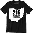 thumbnail image 1 of 216 Made In Cleveland Ohio City Pride Basketball Baseball Sports Fan T-Shirt, 1 of 4