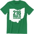 thumbnail image 1 of 216 Made In Cleveland Ohio City Pride Basketball Baseball Sports Fan T-Shirt, 1 of 4