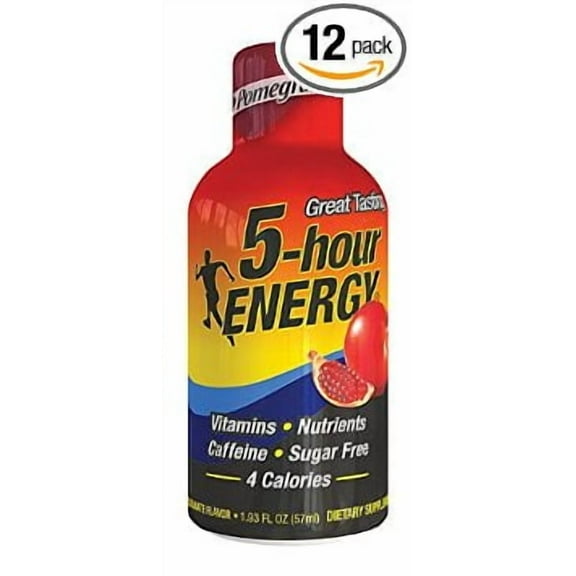 216 PACKS : 5 Hour Energy Energy Shots, Pomegranate, 12 pk