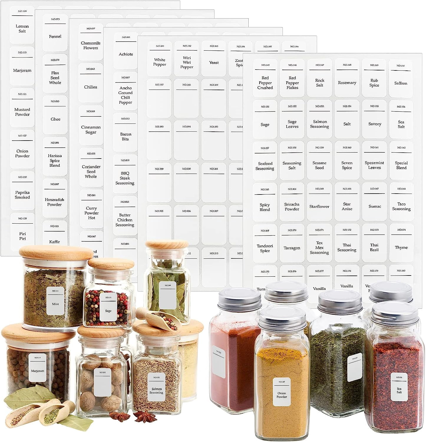 500pcs Jam Labels, Flower Rectangle Self-Adhesive Labels Jar Stickers, Suitable For Jam Jar
