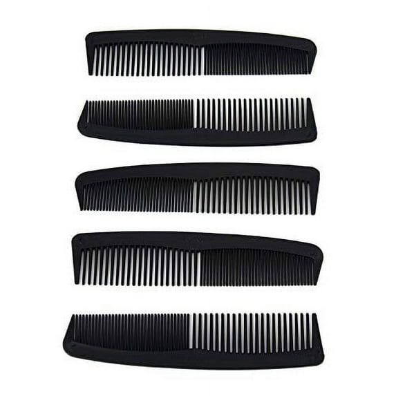 2160 Pieces - Wholesale 5 Inch Black Comb - Bulk Case Travel Size Hygiene Toiletries