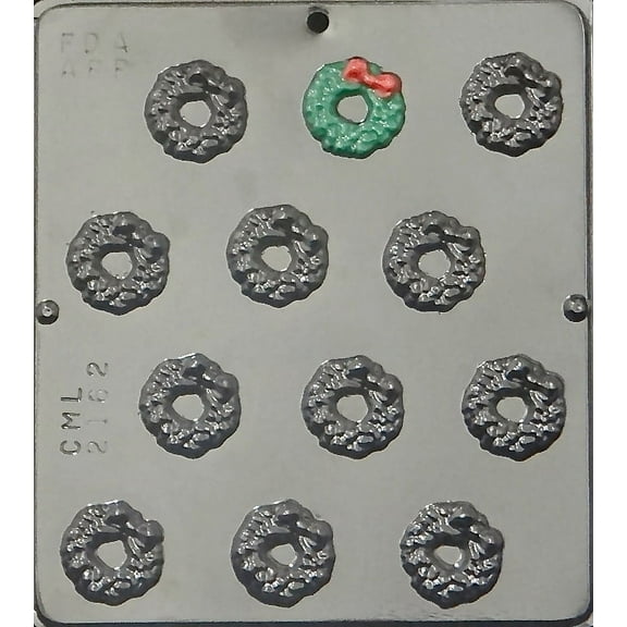 2162 Christmas Wreath Bite Size Chocolate Candy Mold