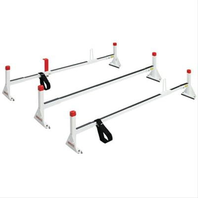 2163 Steel Gutter Mount Roof Rack,White
