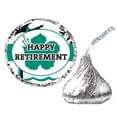 thumbnail image 1 of 216ct Happy Retirement Vacation Party Hershey's Kisses Stickers / Labels, 1 of 1