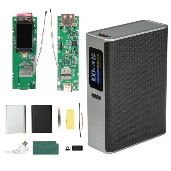 21700 Battery Case DIY Power Bank Kit with 22.5W Fast Charging and Dual USB Interface