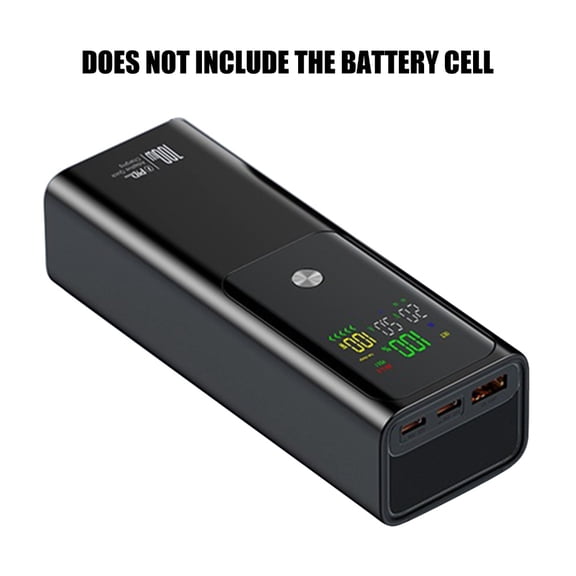 21700 Power Battery Enclosure Case for Easy Assembly Without Battery Cells Project Fast Speed Charging 100W