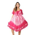 thumbnail image 1 of 21761-FUS-1X Riviera Sun Dress / Dresses for Women (Fuchsia / Pink, X-Large), 1 of 3