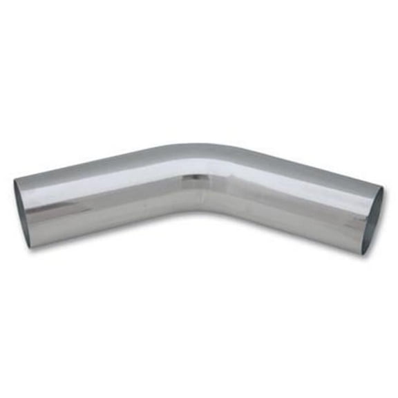 2177 45 Degree Bend Air Intake Tube - Silver - 2.5 In.