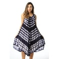 thumbnail image 1 of 21802-PUR-3X Riviera Sun Dress Dresses for Women (Navy / White, X-large), 1 of 4