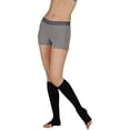 thumbnail image 1 of Juzo Soft 2000 Open Toe Knee Highs - 15-20 mmHg Reg Black I, 1 of 6