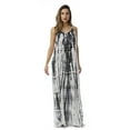 thumbnail image 1 of 21820-WB-XL Riviera Sun Summer Dresses Maxi Dress Sundresses for Women (Medium, White / Black), 1 of 3