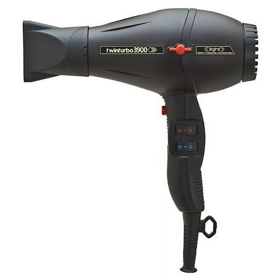 ($219.95 Value) Turbo Power Twin Turbo 3900 Ceramic and Ionic Hair Dryer Black