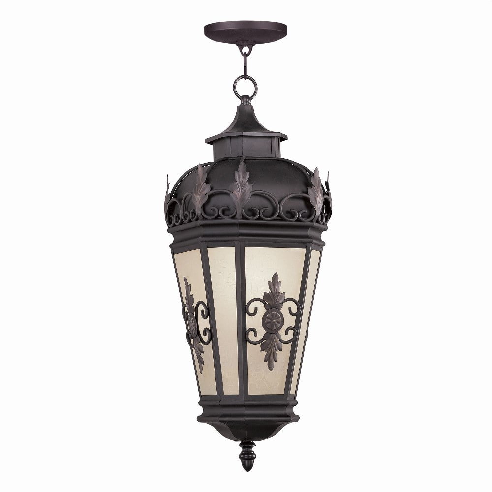 Berkshire Bronze Glass 25" Outdoor Pendant Light