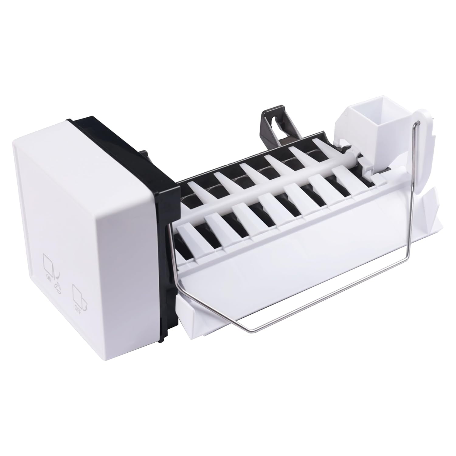 Edgewater Parts Ice Maker Assembly - Compatible With Whirlpool/KitchenAid Refrigerators, Replaces W10190960, 2198597