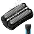 21B Replacement Shaver Foil and Compatible with Braun S3 Wet and Dry