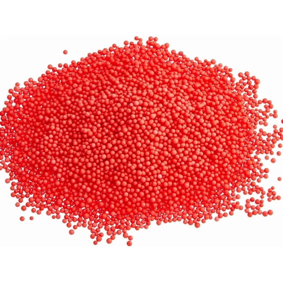 21G Small Foam Beads 2.5-3.5mm Foam Balls for Slime Red Foams Ball for DIY Slime Decorative Arts Gift Boxes Wedding Party Decor