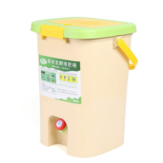 21L Recycle Composter Compost Bin Kitchen Food Waste Bucket Kitchen Compost Bin Food Trash Compost Bin Waste Recycle Bucket