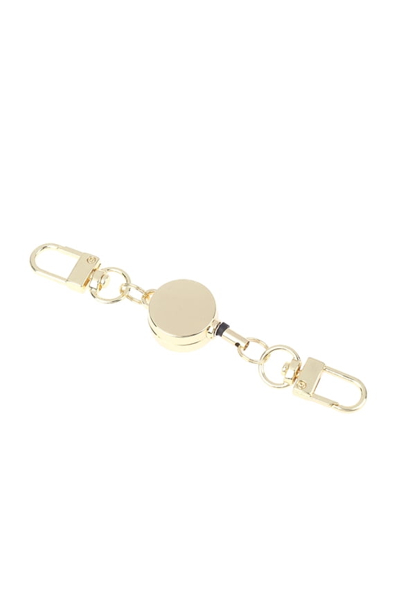 21MM Anti-theft Metal Easy-to-pull Buckle Rope Retractable Key Holder Elastic Keychain Sporty Retractable Key Ring Nurse Parts