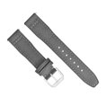 thumbnail image 1 of 21MM CANVAS LEATHER WATCH BAND STRAP FOR IWC PILOT TOP GUN PORTUGUESE GREY, 1 of 2