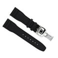 thumbnail image 1 of 21MM LEATHER WATCH STRAP BAND CLASP FOR IWC   PORTUGUESE PILOT BLACK CLAP SHINY, 1 of 2