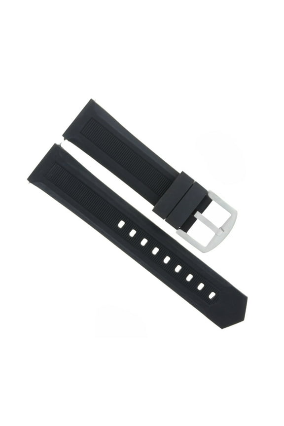 21MM BLACK RUBBER BAND FOR TAG HEUER AQUARACER CALIBER 16 CAP2110.BA0833 WATCH